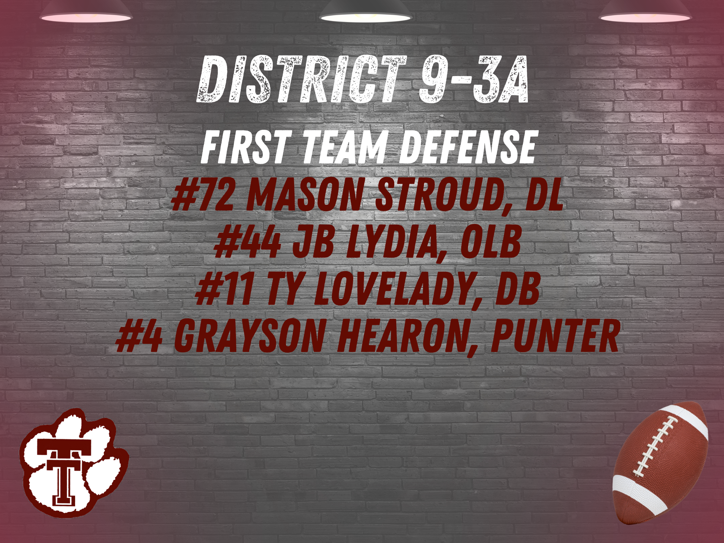 football district honors